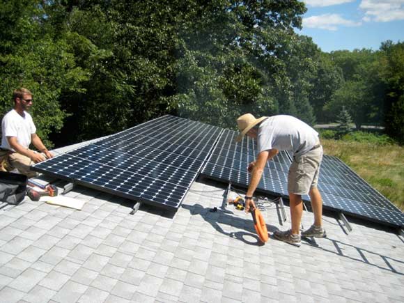 Sun Run Solar install