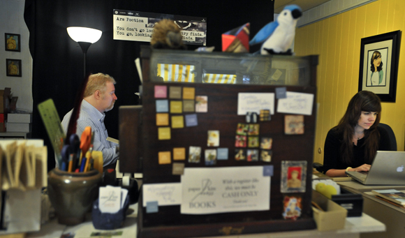 Dan Waber, Editor and Jennifer Hill Editor and Book Designer own Paper Kite Press in Kingston