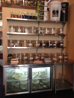 Hops and malts at Copper Kettle Brewing