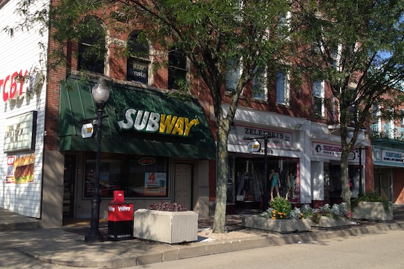 Storefronts in Downtown Charleroi