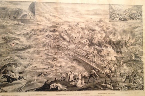 An image of the Johnstown Flood