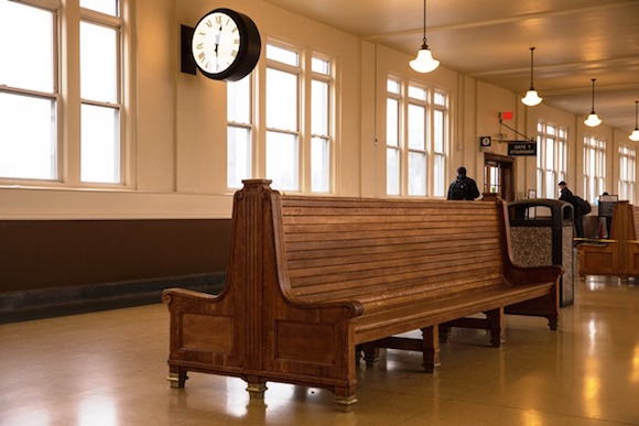 The restored waiting room