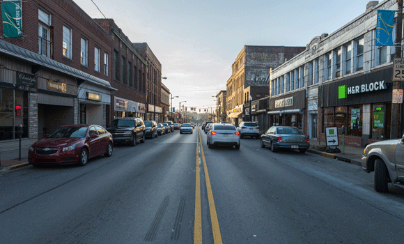 Wilkinsburg's business district