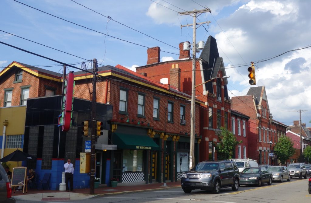 The Mexican War Streets neighborhood in Pittsburgh