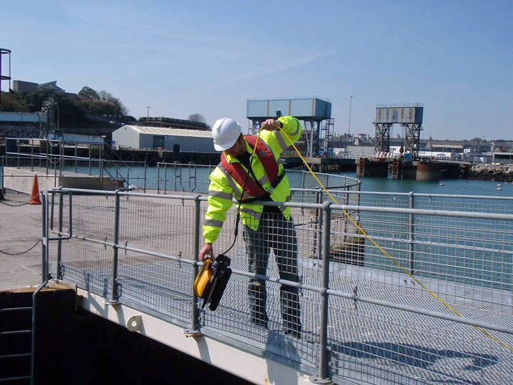 A worker from VideoRay, a PA company boosted by exports